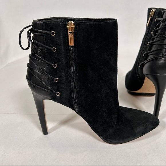 Lord & Taylor 424 Fifth Black Ankle Boots - Picture 6 of 14